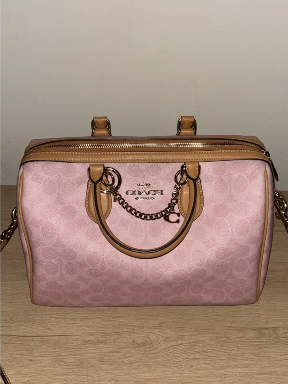 Coach Pink powder large Rowan
